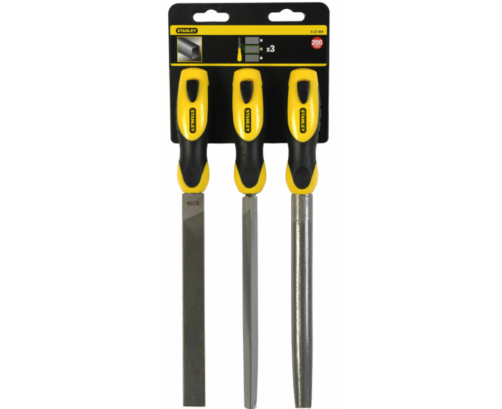 Stanley 0-22-464 3 Piece File Set 8" / 200mm - Image 2