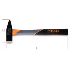 Beta Tools Beta 1370T Mechanics Engineers DIN Hammer Fibre Handle 1500g