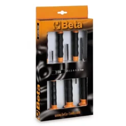 Beta Tools Beta 31BM/D6 6 Piece Pin Punch Set With Comfort Grip Handles 2-8mm