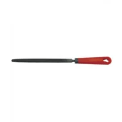 FACOM 200mm Second Cut THREE-SQUARE FILE With HANDLE