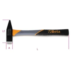 Beta Tools Beta 1370T Mechanics Engineers DIN Hammer Fibre Handle 200g
