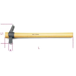 Beta Tools Beta 1376X Claw Hammer With Square Pein, Magnet &amp; Nail Holder 300g