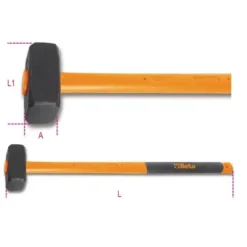 Beta Tools Beta 1381T Sledge Hammer Fibre Handle 5kg / 5000g