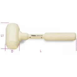 Beta Tools Beta 1391A Rubber Dead Blow Hammer 1000g
