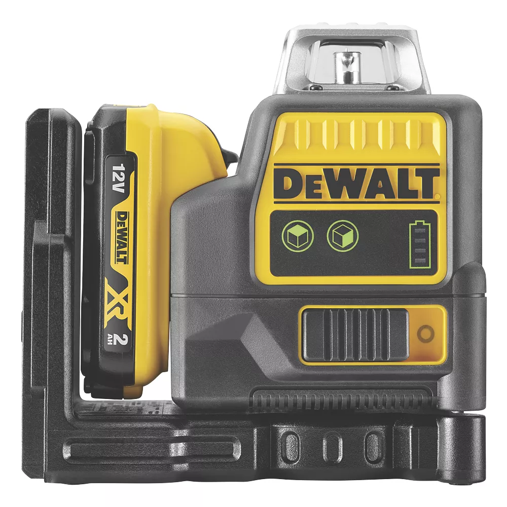DeWalt DCE0811D1G-GB 12V 1 X 2.0Ah Li-Ion XR Green Self-Levelling Multi-Line Laser Level - Image 2
