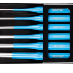 Gedore 316D 6 Piece Pin Punch Set In A Steel Case - Made In Germany