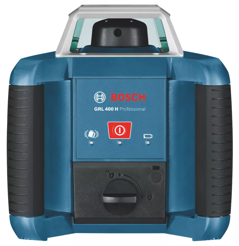 Bosch GRL400 Red Self-Levelling Rotary Laser Level With Receiver