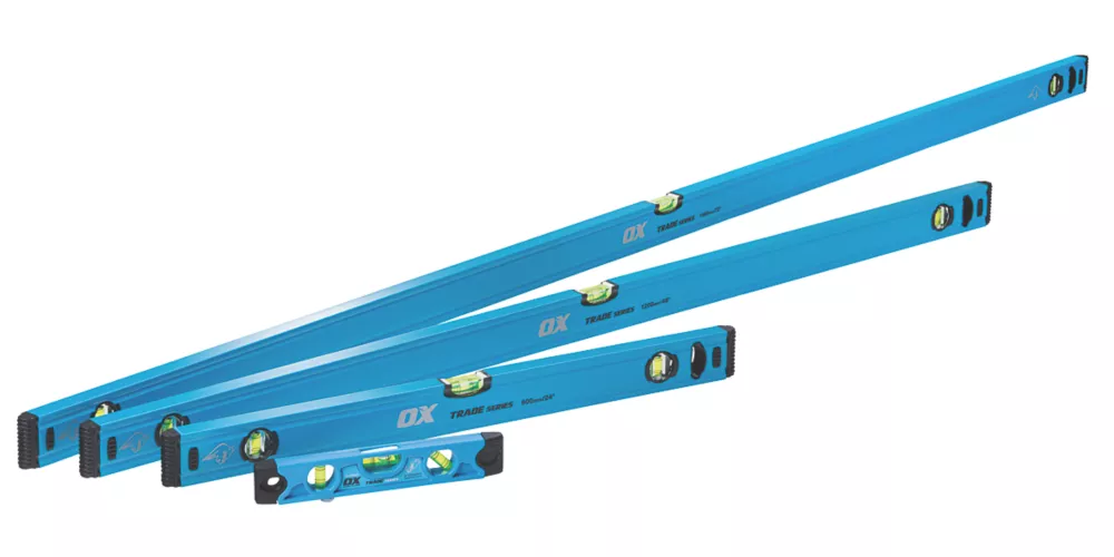 OX Trade Series Spirit Level Set 4 Pieces