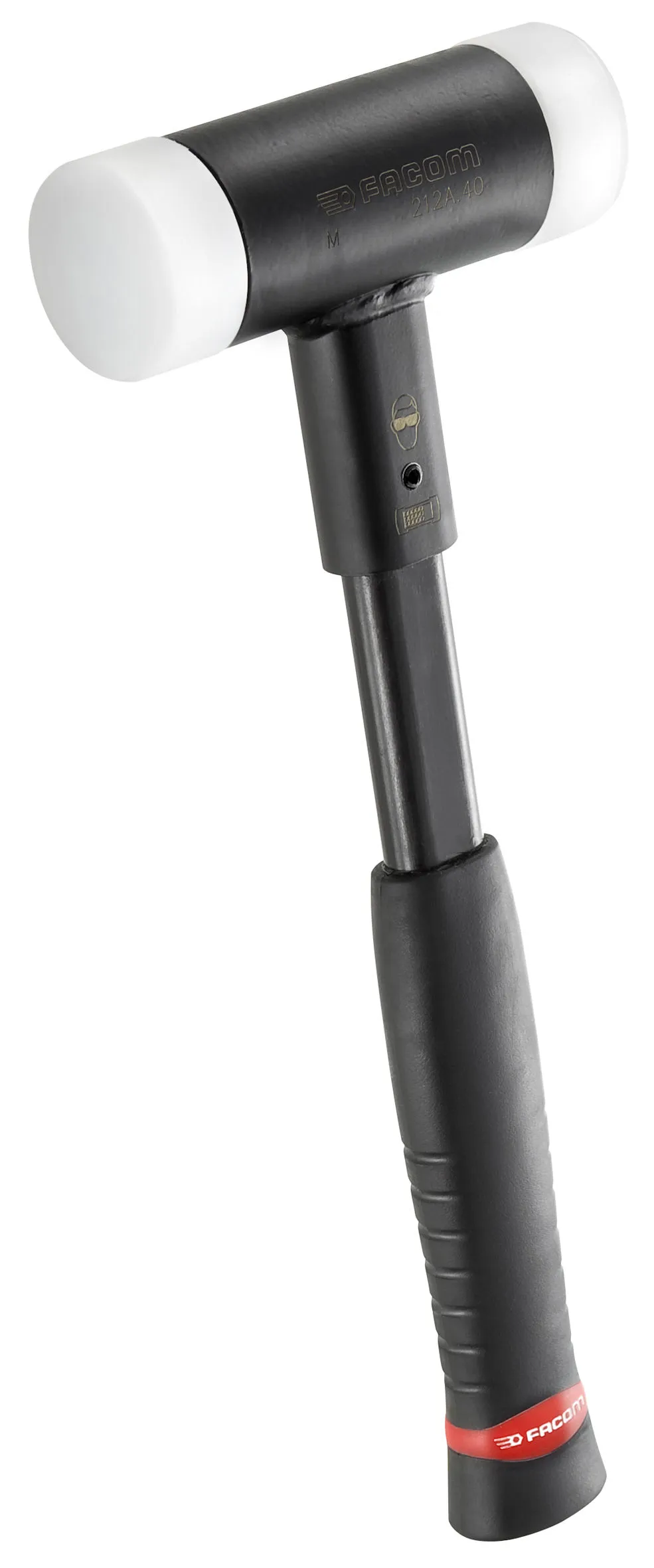 Facom 212A.60 Dead-blow Hammer, Interchangeable Tip, 1680g