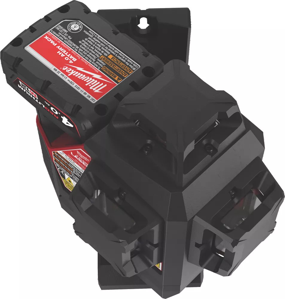 Milwaukee M123PL-401C 12V 1 X 4.0Ah Li-Ion RedLithium Green Self-Levelling Cross-Line Laser Level - Image 3