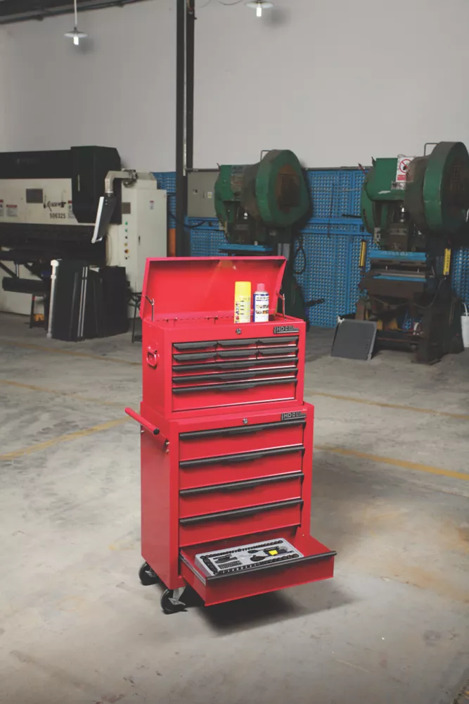 Hilka Pro-Craft 14-Drawer Combination Set With Ball Bearing Drawer Slides - Image 3