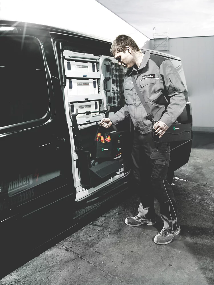 Wera 2go 4-Tool Quiver Tool Container 14.8" - Image 4