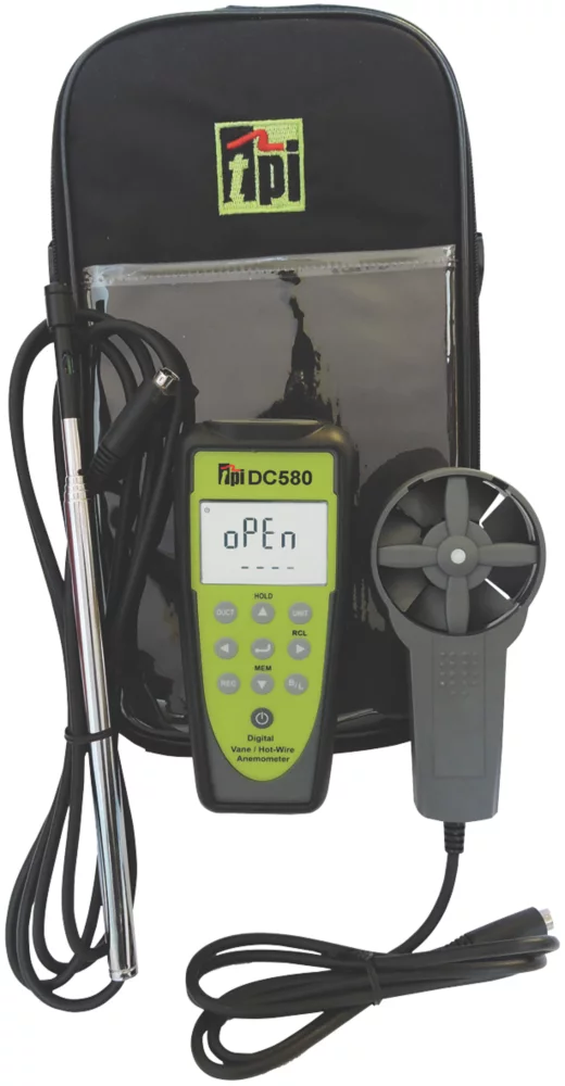 TPI DC580C3 Bluetooth Hotwire & Vane Anemometer - Image 5