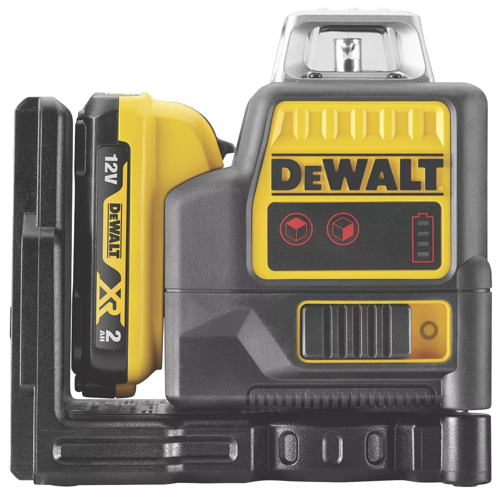 DeWalt DCE0811D1R-GB 12V 1 X 2.0Ah Li-Ion XR Red Self-Levelling Multi-Line Laser Level - Image 2