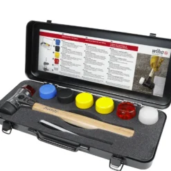 Wiha 44008 8 Piece Soft-Faced Hammer Set With Assorted Hammer Faces