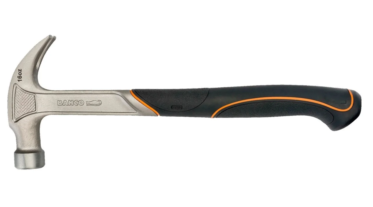 Bahco 529-16-L ERGO™ Claw Hammer With Rubber Grip 16oz