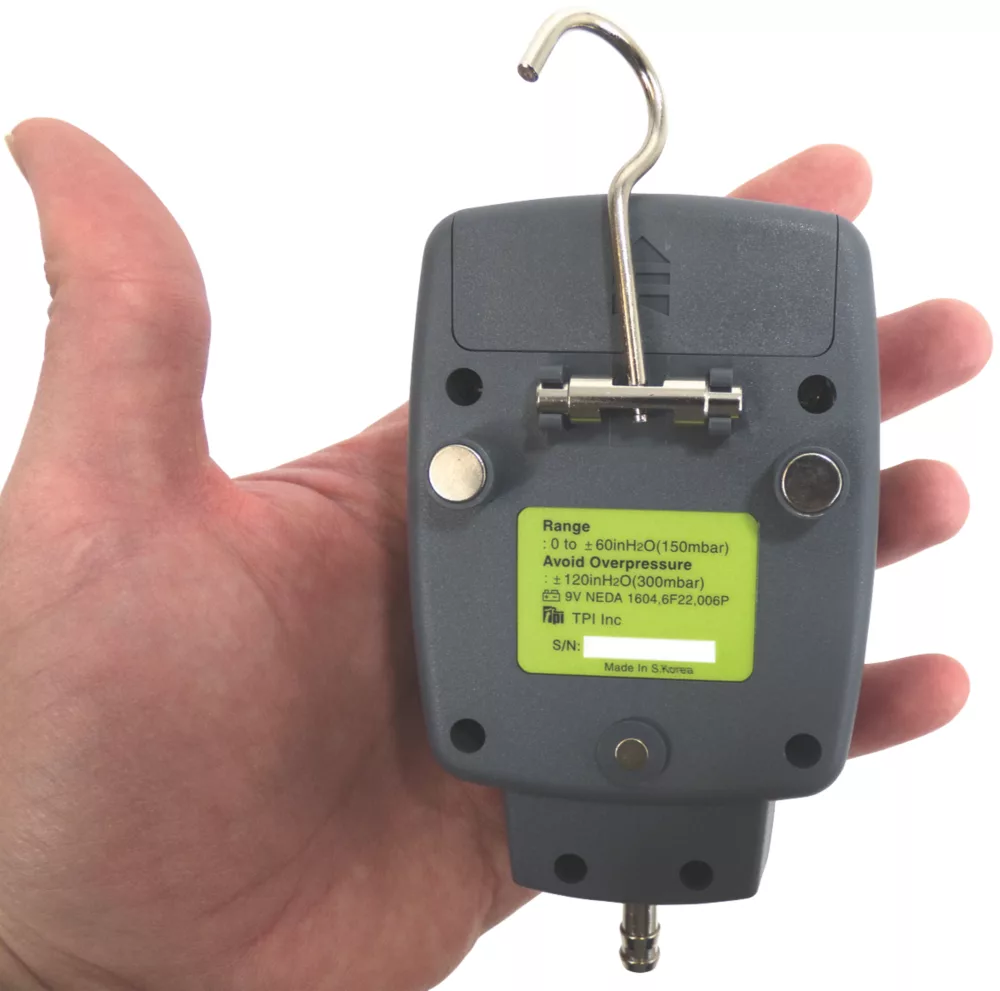 TPI 608BT Bluetooth Single Input Digital Manometer - Image 3