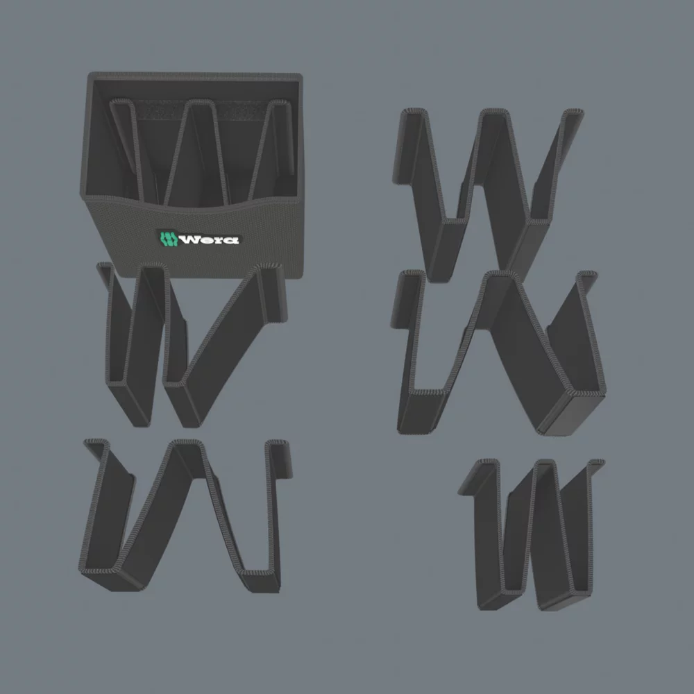 Wera 2GO 2 Portable Tool Carrying System 3 Pack - Image 3