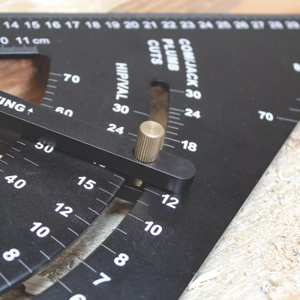 Faithfull Adjustable Quick Rafter Square 12" (300mm) - Image 2