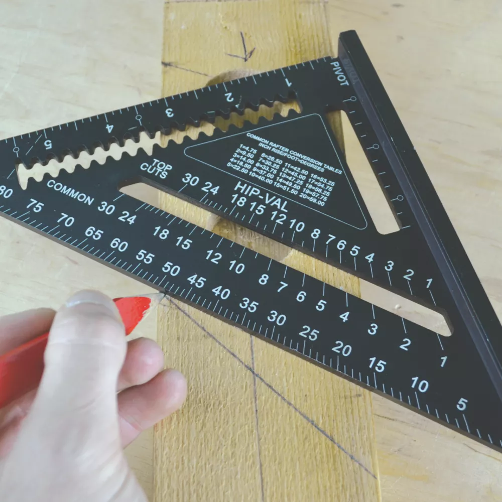 Faithfull Quick (Imperial) Rafter Square 7" (180mm) - Image 2