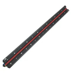 Faithfull Tri-Scale Engineer Ruler 11 3/4" (300mm)