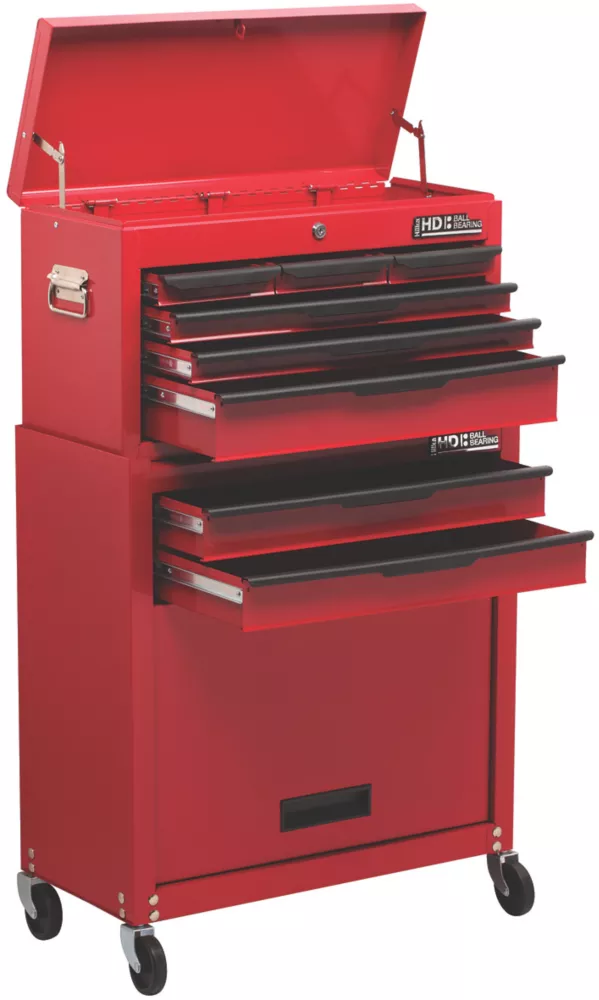 Hilka Pro-Craft 8-Drawer Combination Set With Ball Bearing Drawer Slides - Image 2