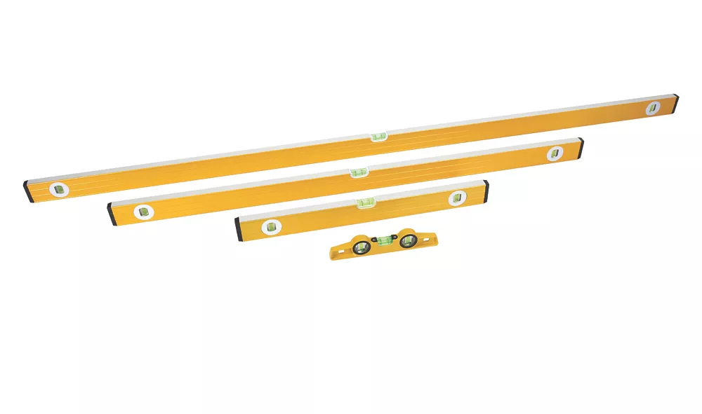 Essentials Aluminium Level Set 4 Pieces - Image 2