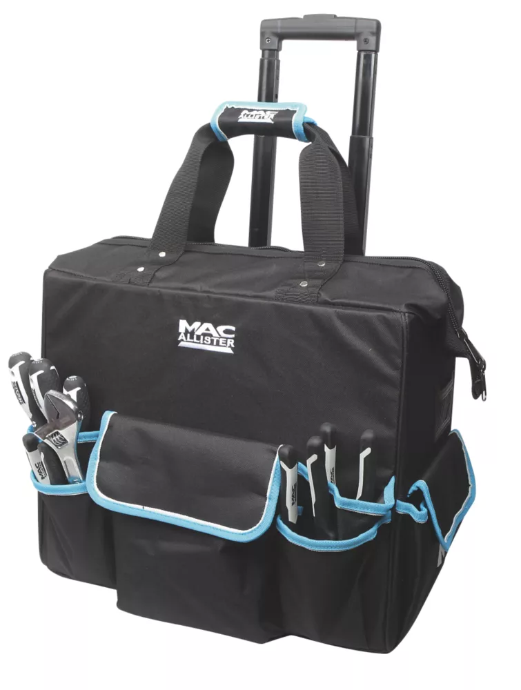 Mac Allister Hard Base Tool Bag With Wheels 18" - Image 2