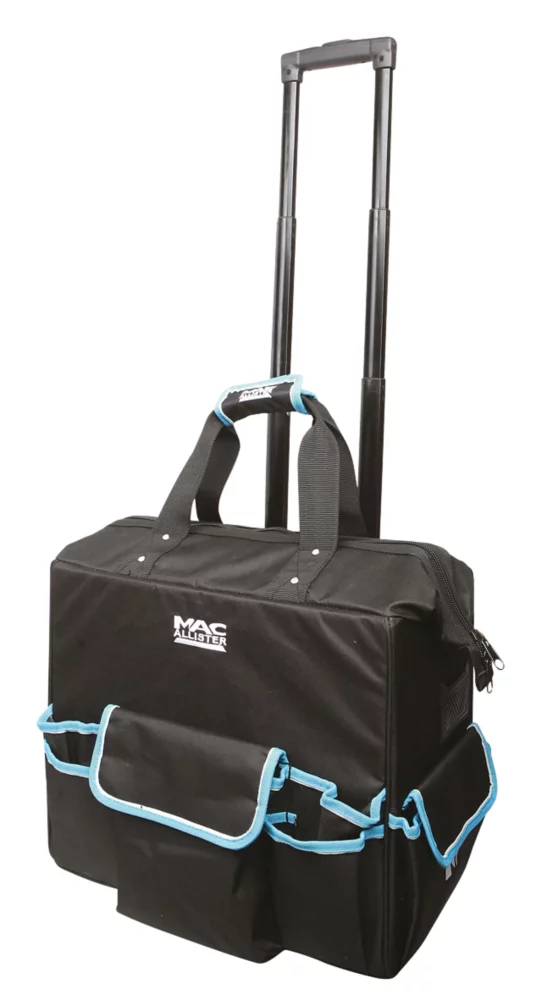 Mac Allister Hard Base Tool Bag With Wheels 18"