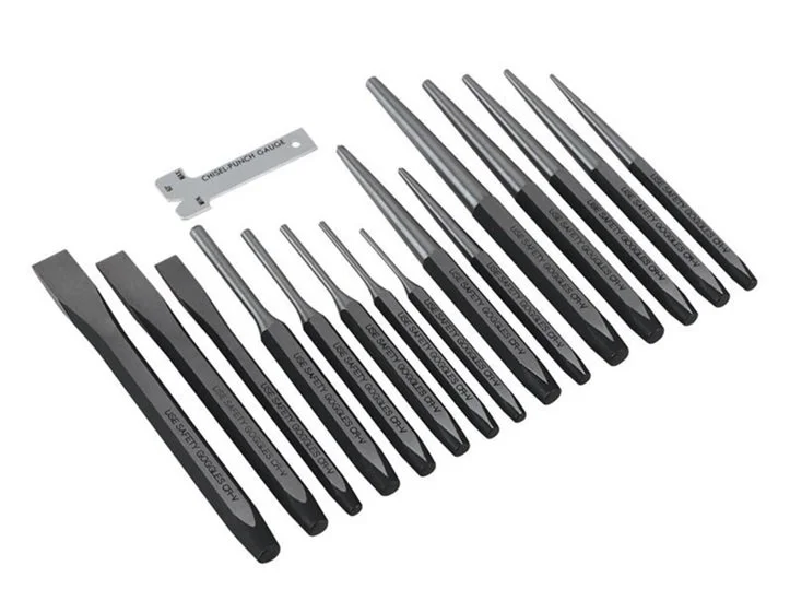 Sealey AK9216 16 Piece Punch And Chisel Set