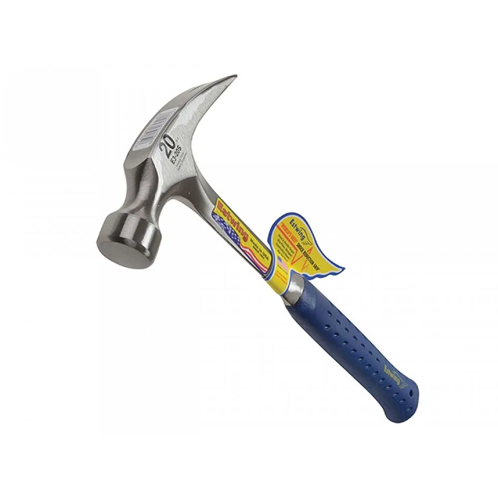 Estwing E3/20S Straight Claw Hammer - Vinyl Grip 560g (20oz) - Image 2