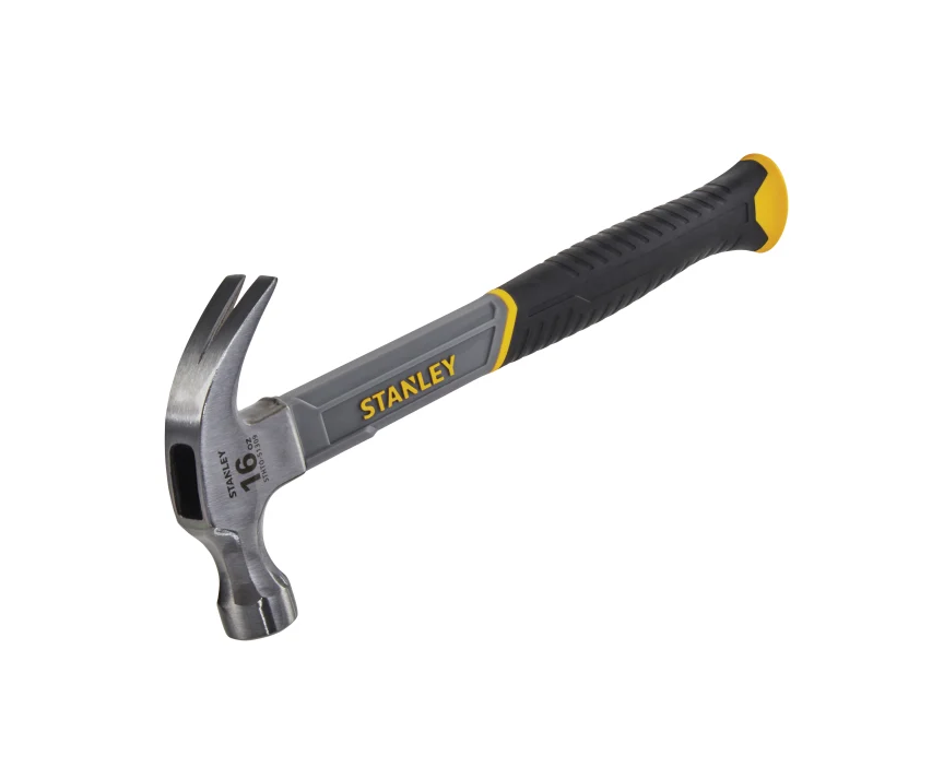Stanley STHT0-51309 Curved Claw Hammer With Fibreglass Shaft 450g / 16oz - Image 2