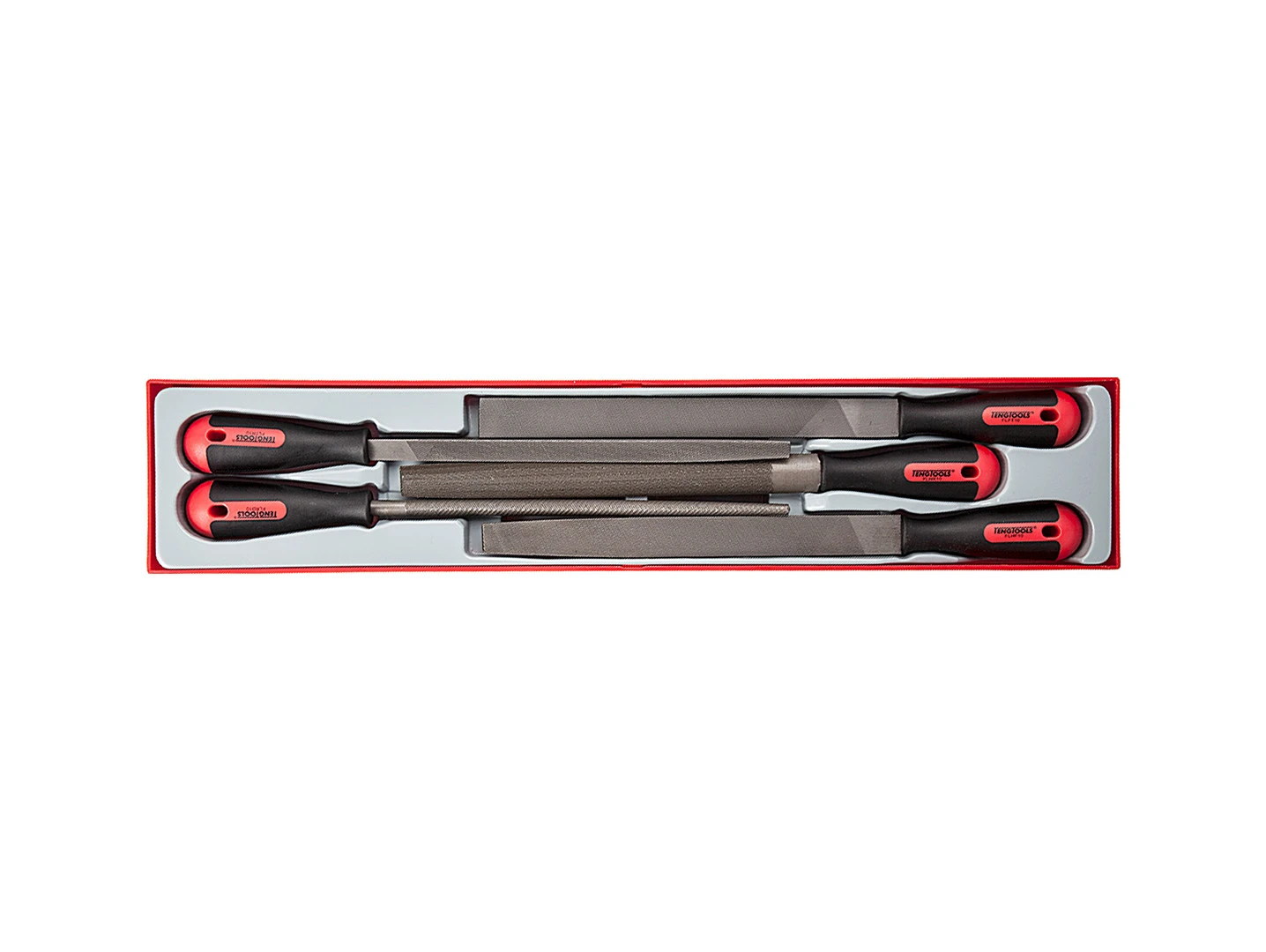 Teng Tools Teng TTXF05 5 Piece Engineers Hand File Set In A Toolbox Module Tray