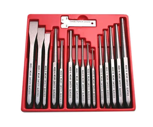 Britool Hallmark HMPC16 16 Piece Professional Punch & Chisel Set